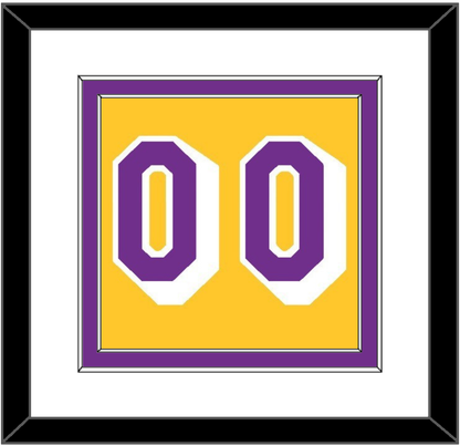 Los Angeles Number - Home Yellow (1978-1997) - Signature Tier 1