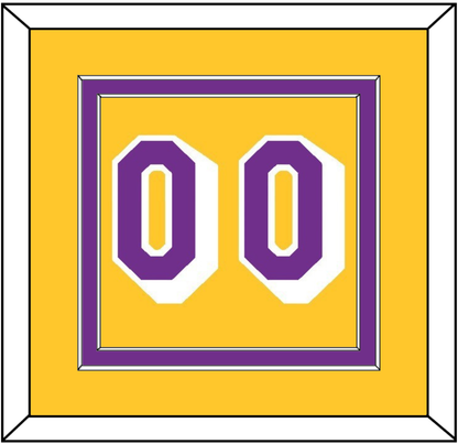 Los Angeles Number - Home Yellow (1978-1997) - Signature Tier 2