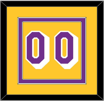 Los Angeles Number - Home Yellow (1978-1997) - Signature Tier 2