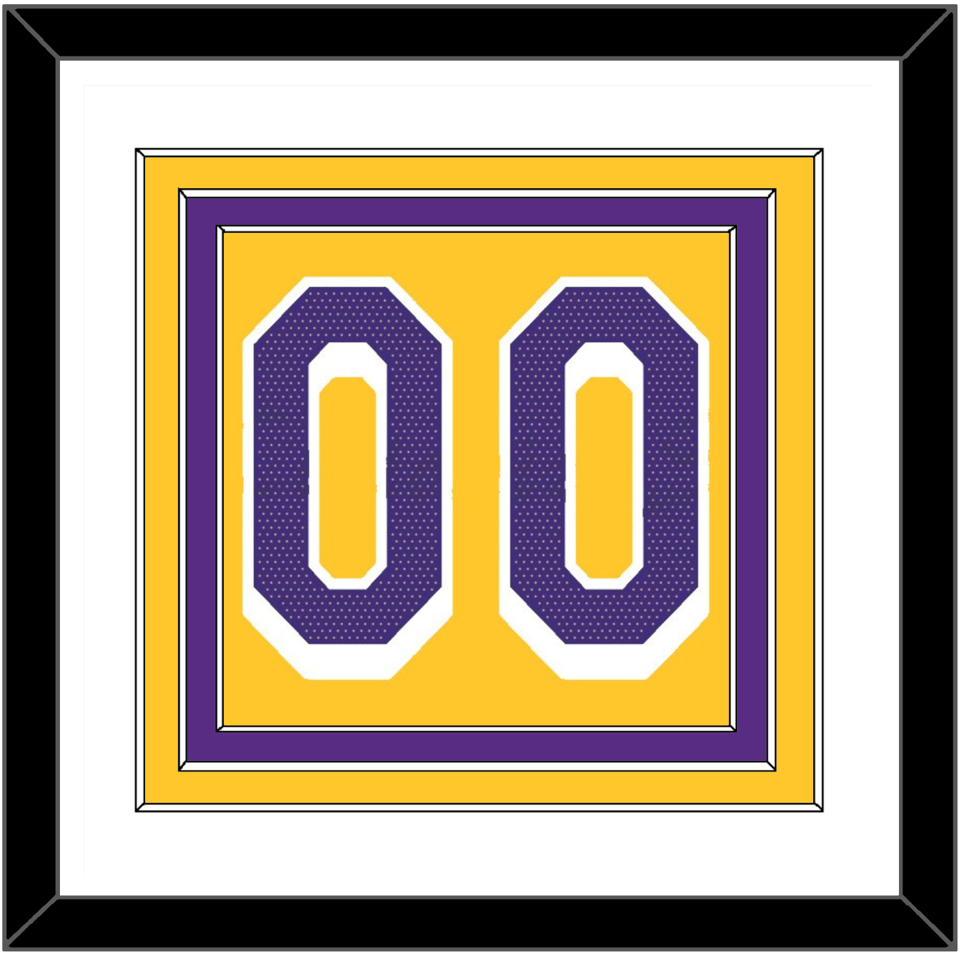 Los Angeles Number - Yellow Icon - Premier Tier 1