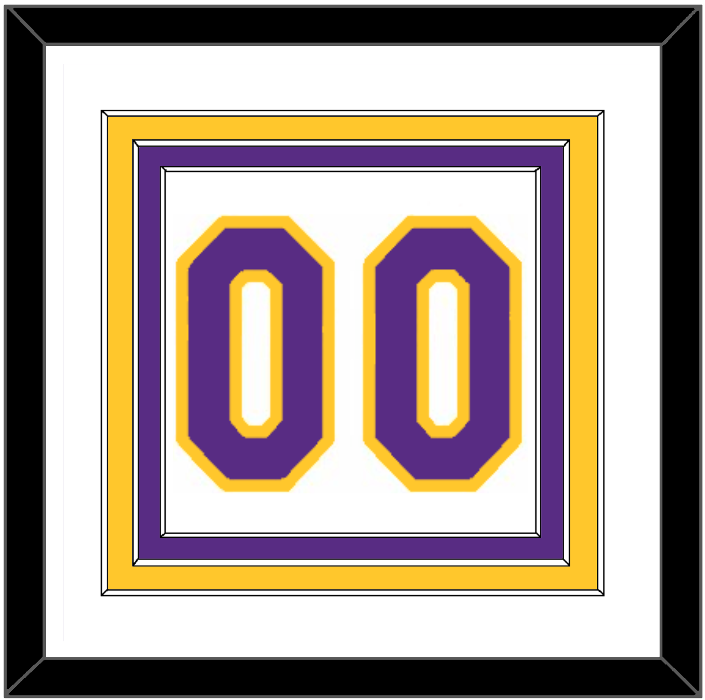 Los Angeles Number - Home White (2002-2018) - Premier Tier 1