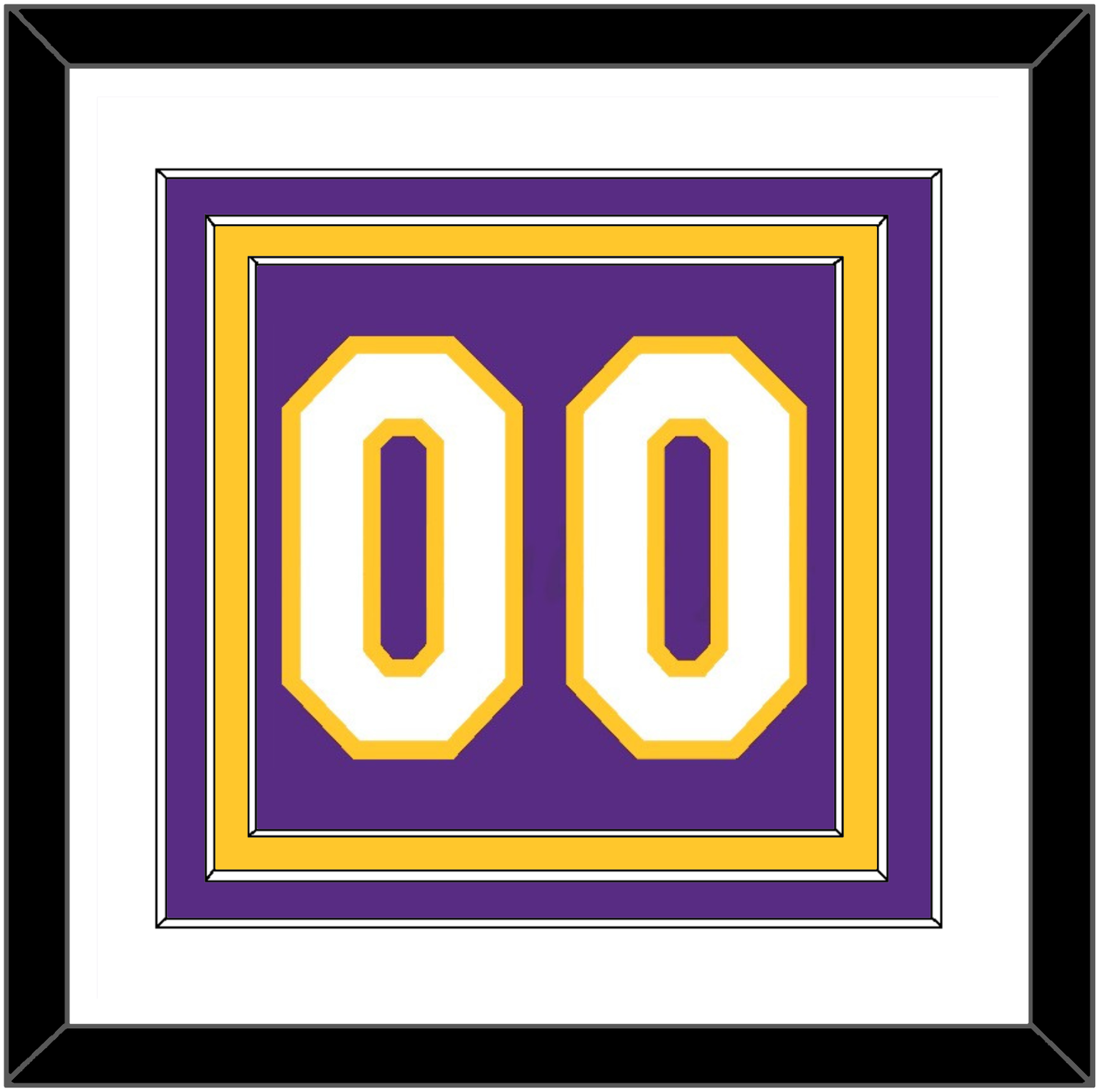 Los Angeles Number - Road Purple (1999-2004) - Premier Tier 1