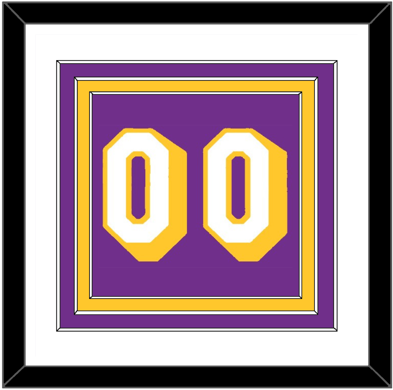 Los Angeles Number - Road Purple (1978-1997) - Premier Tier 1