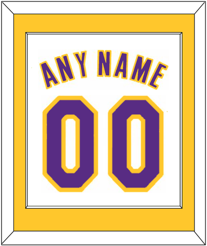 Los Angeles Name & Number - Home White (2002-2018) - Essential Tier 1