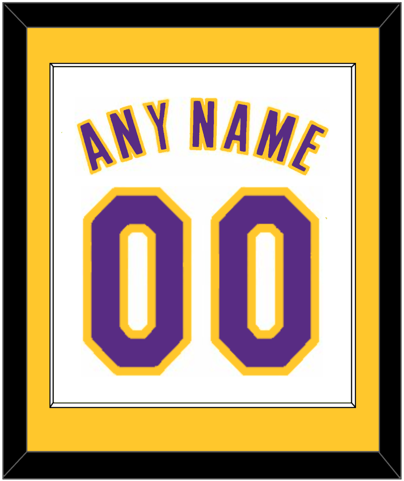 Los Angeles Name & Number - Home White (2002-2018) - Essential Tier 1