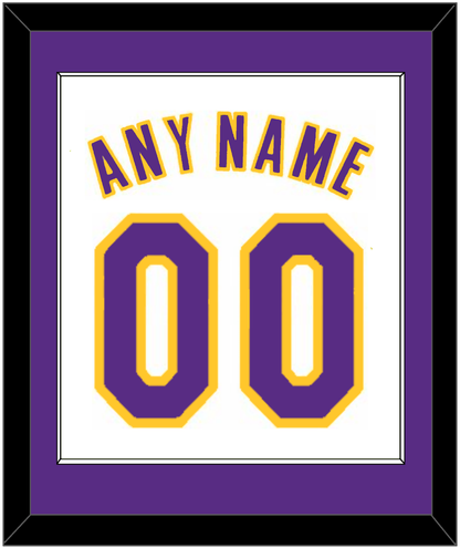 Los Angeles Name & Number - Home White (2002-2018) - Essential Tier 2