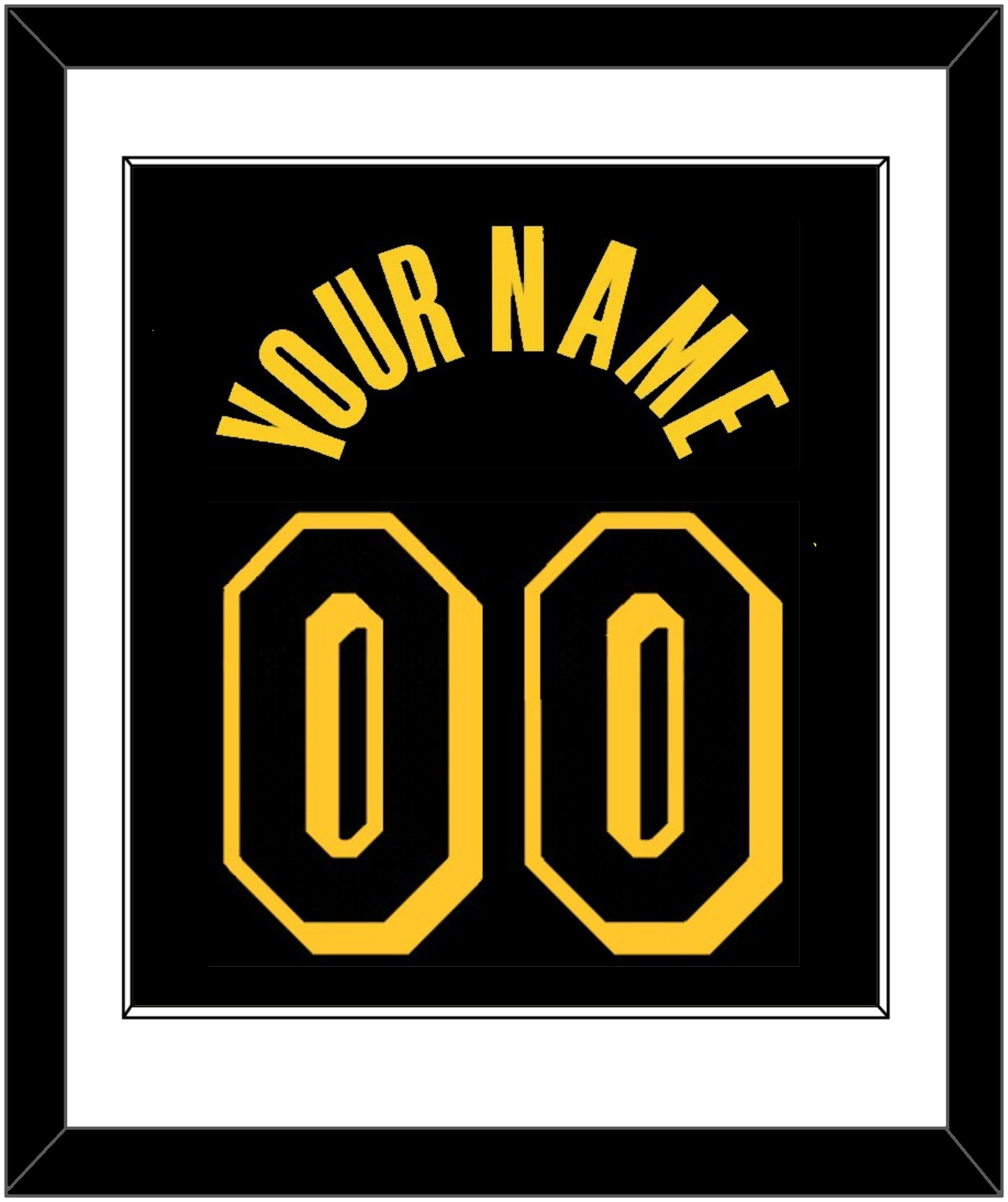 Los Angeles Name & Number - Black Mamba (2017-2018, 2020) - Essential Tier 1