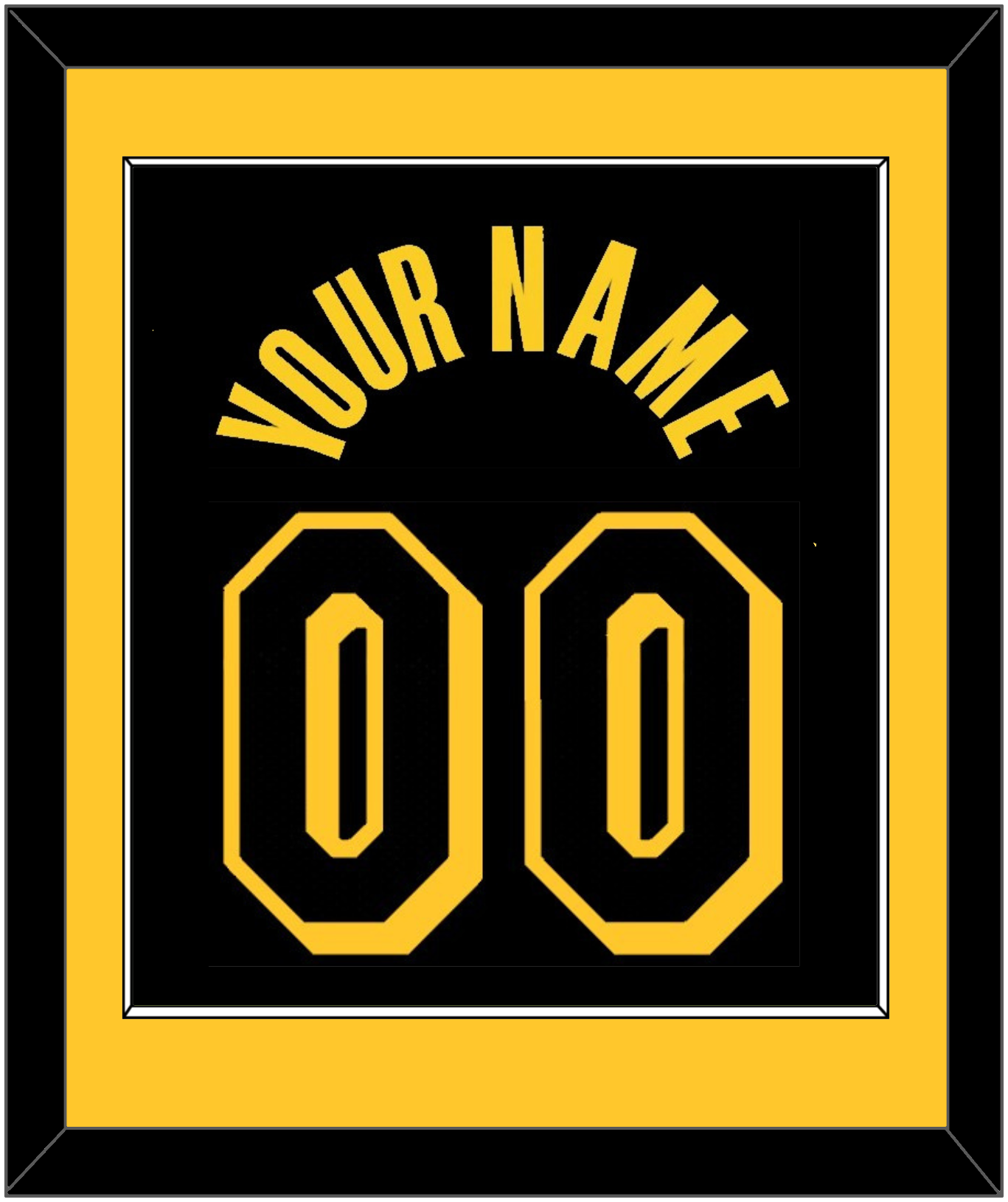 Los Angeles Name & Number - Black Mamba (2017-2018, 2020) - Essential Tier 2