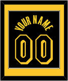 Los Angeles Name & Number - Black Mamba (2017-2018, 2020) - Single Mat 2