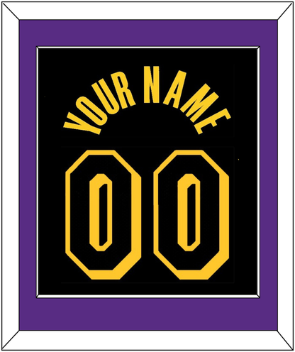 Los Angeles Name & Number - Black Mamba (2017-2018, 2020) - Essential Tier 3
