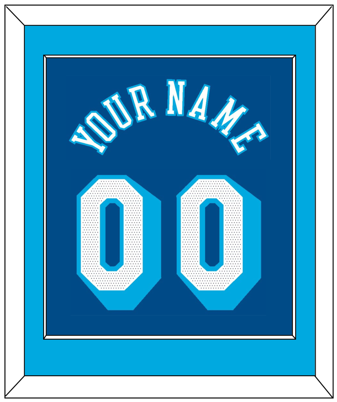 Los Angeles Name & Number - Blue City (2020-2021) - Essential Tier 2