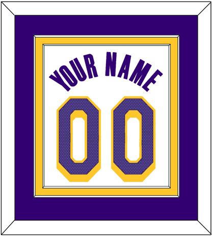 Los Angeles Name & Number - White Association - Signature Tier 3