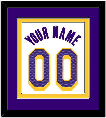 Los Angeles Name & Number - White Association - Signature Tier 3