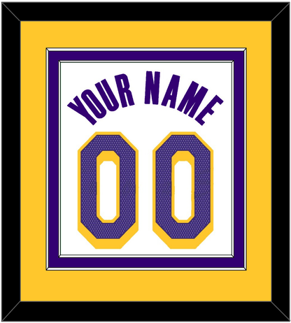 Los Angeles Name & Number - White Association - Signature Tier 4