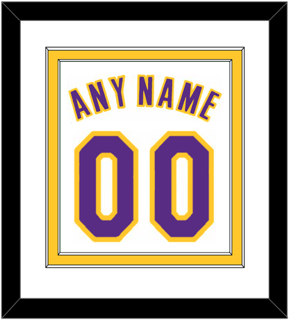 Los Angeles Name & Number - Home White (2002-2018) - Signature Tier 1