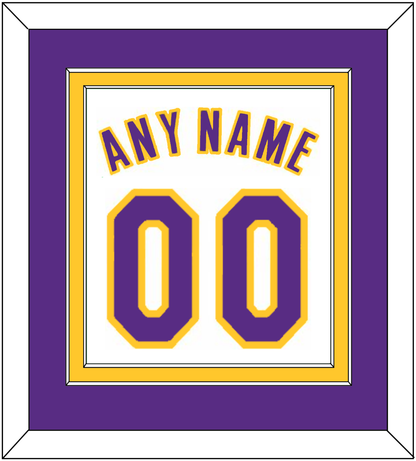 Los Angeles Name & Number - Home White (2002-2018) - Signature Tier 3