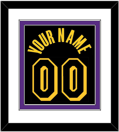 Los Angeles Name & Number - Black Mamba (2017-2018, 2020) - Signature Tier 2