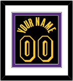 Los Angeles Name & Number - Black Mamba (2017-2018, 2020) - Double Mat 2