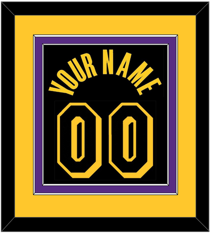 Los Angeles Name & Number - Black Mamba (2017-2018, 2020) - Signature Tier 3