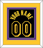 Los Angeles Name & Number - Black Mamba (2017-2018, 2020) - Double Mat 3