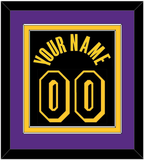 Los Angeles Name & Number - Black Mamba (2017-2018, 2020) - Double Mat 4