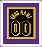 Los Angeles Name & Number - Black Mamba (2017-2018, 2020) - Double Mat 4