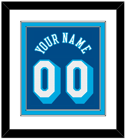 Los Angeles Name & Number - Blue City (2020-2021) - Signature Tier 1