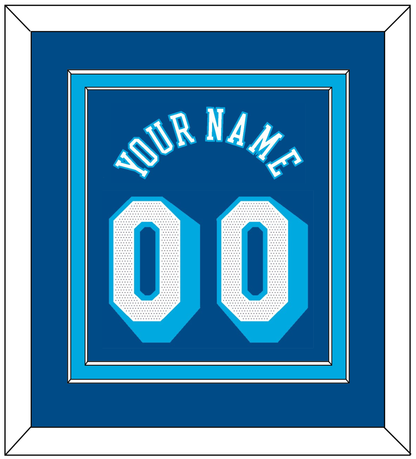 Los Angeles Name & Number - Blue City (2020-2021) - Signature Tier 2