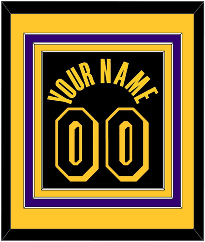 Los Angeles Name & Number - Black Mamba (2017-2018, 2020) - Premier Tier 2