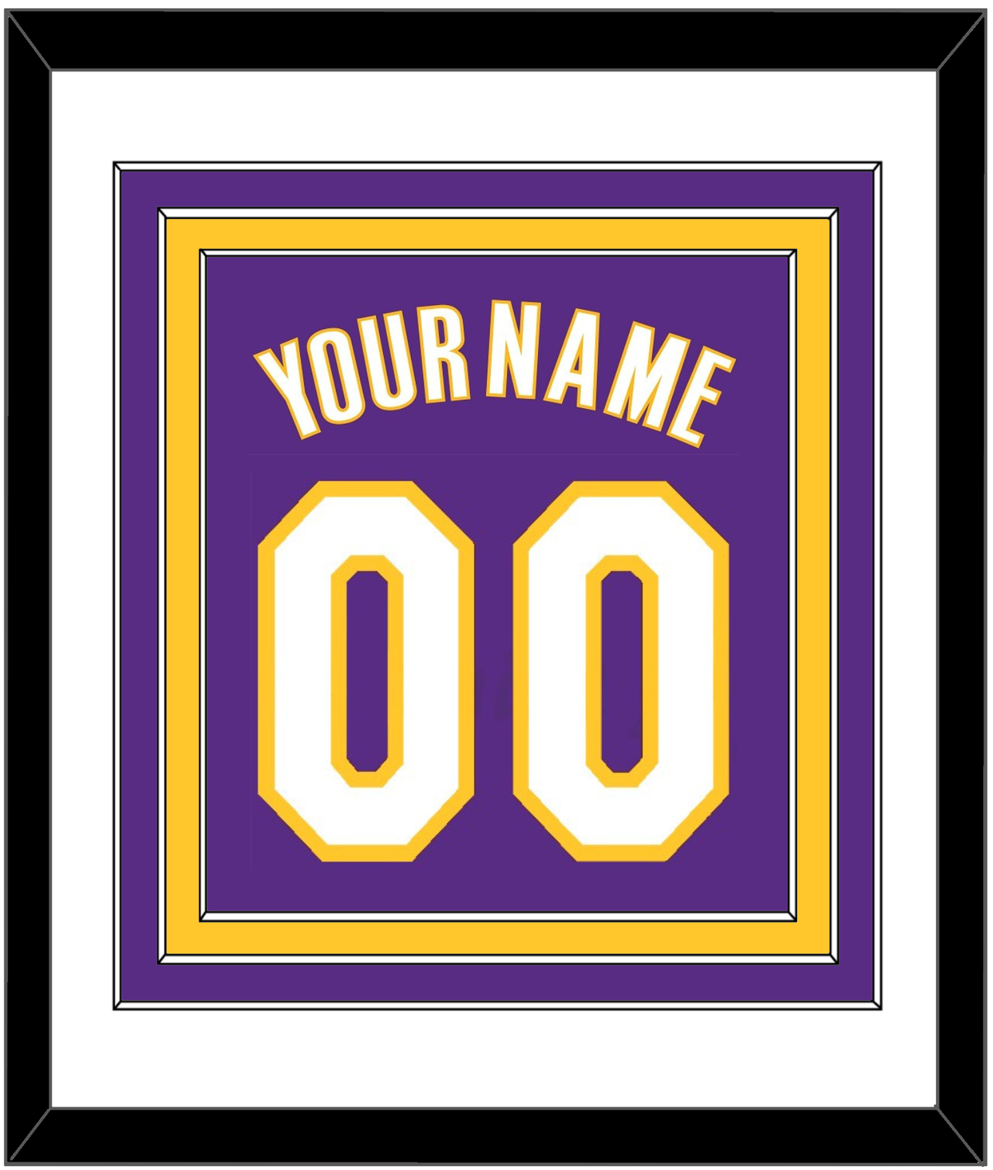 Los Angeles Name & Full-Size Number - Combined
