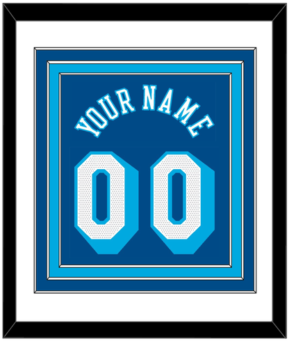 Los Angeles Name & Number - Blue City (2020-2021) - Premier Tier 1