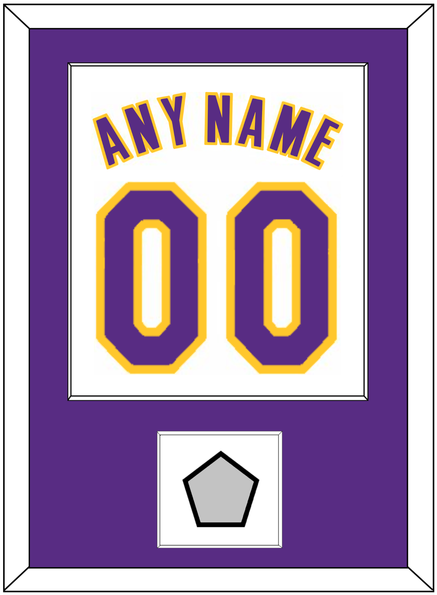 Los Angeles Name & Number With Finals Patch - Alternate White (2002-2018) - Essential Tier 1