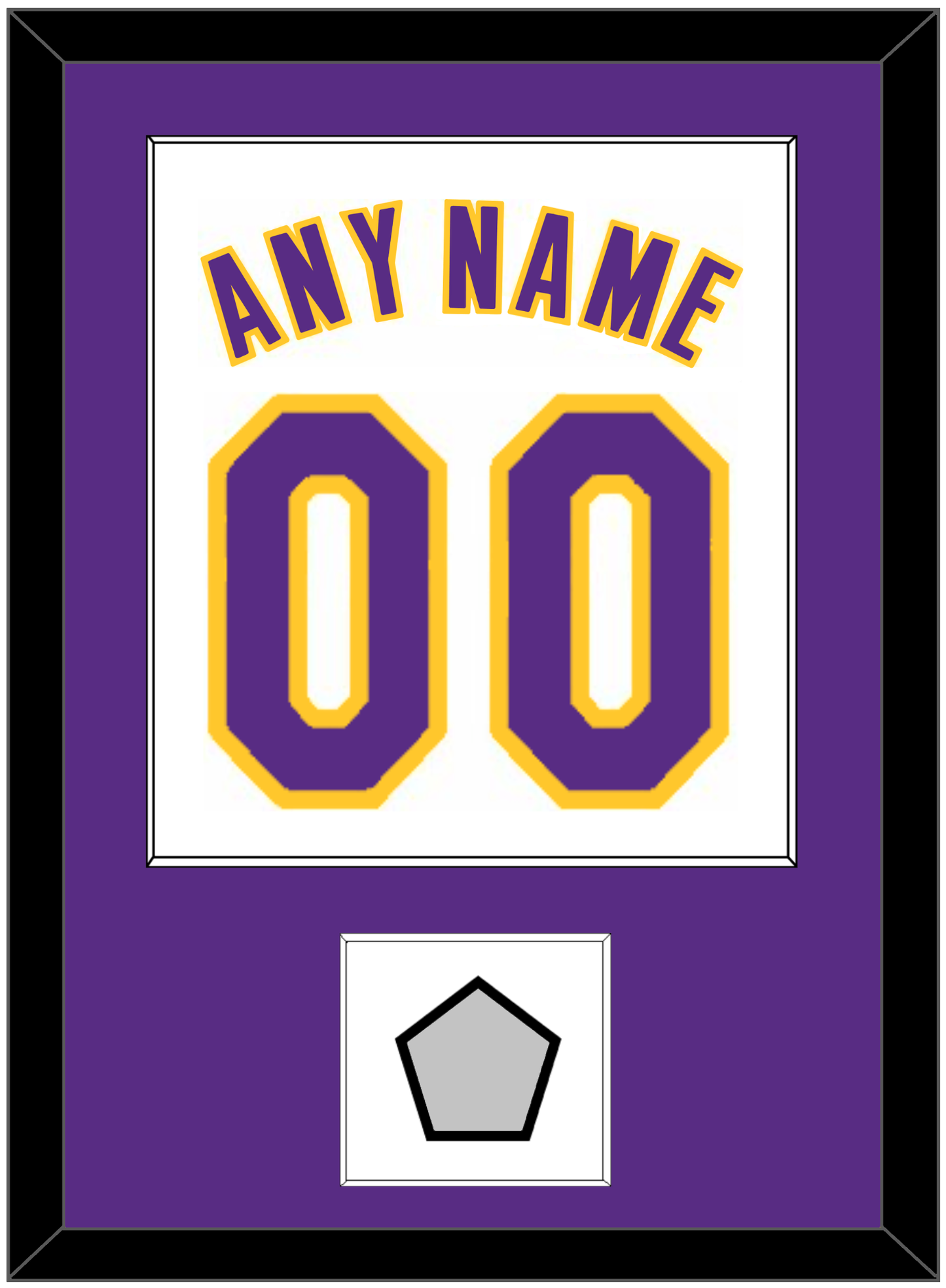 Los Angeles Name & Number With Champions Patch - Alternate White (2002-2018) - Essential Tier 1