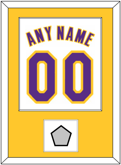 Los Angeles Name & Number With Finals Patch - Alternate White (2002-2018) - Essential Tier 2