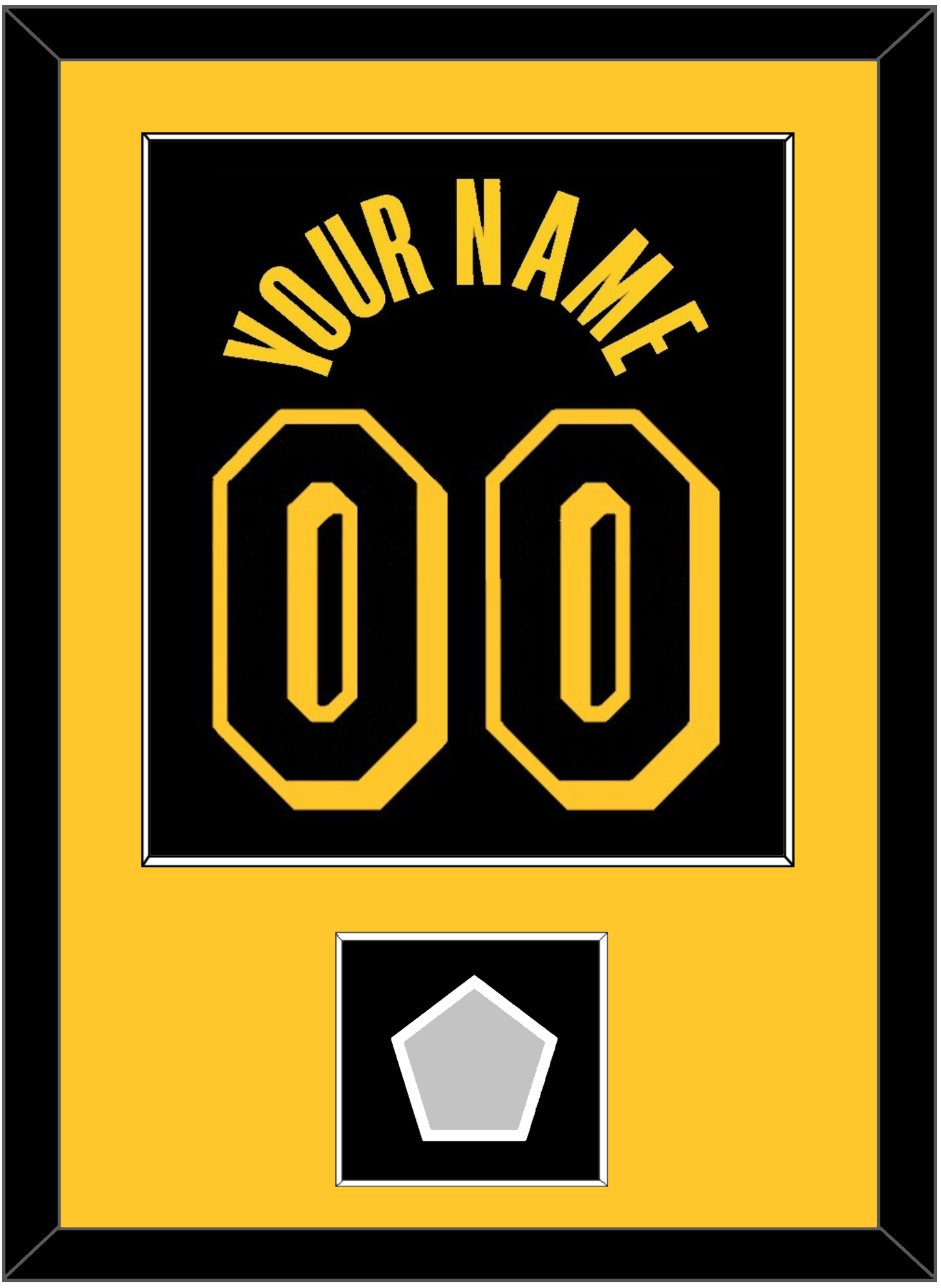 Los Angeles Name & Number With Champions Patch - Black Mamba (2017-2018, 2020) - Essential Tier 2