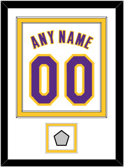 Los Angeles Name & Number With Finals Patch - Alternate White (2002-2018) - Signature Tier 2