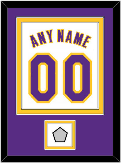 Los Angeles Name & Number With Finals Patch - Alternate White (2002-2018) - Signature Tier 3