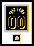 Los Angeles Name & Number With Finals Patch - Black Mamba (2017-2018, 2020) - Double Mat 1