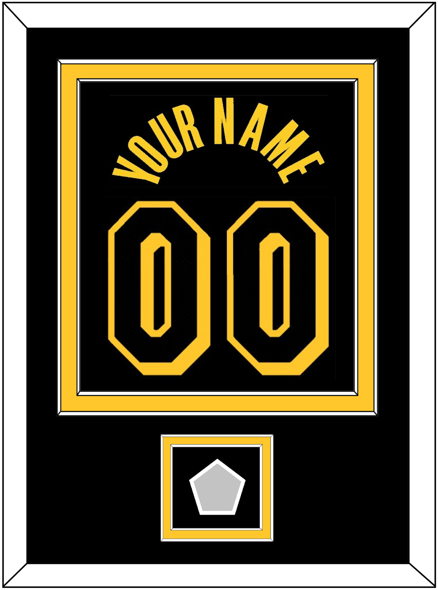 Los Angeles Name & Number With Finals Patch - Black Mamba (2017-2018, 2020) - Signature Tier 3