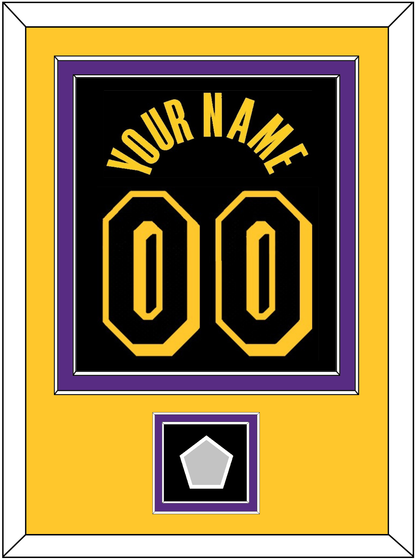 Los Angeles Name & Number With Finals Patch - Black Mamba (2017-2018, 2020) - Signature Tier 5