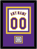 Los Angeles Name & Number With Champions Patch - Alternate White (2002-2018) - Triple Mat 2