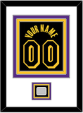 Los Angeles Name & Number With Finals Patch - Black Mamba (2017-2018, 2020) - Triple Mat 1