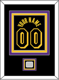 Los Angeles Name & Number With Champions Patch - Black Mamba (2017-2018, 2020) - Triple Mat 2