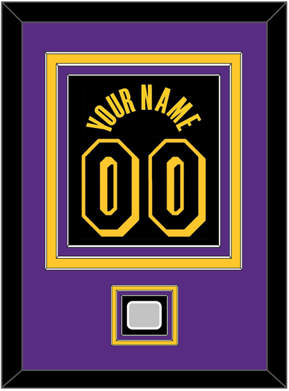 Los Angeles Name & Number With Finals Patch - Black Mamba (2017-2018, 2020) - Premier Tier 3