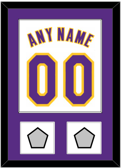 Los Angeles Name & Number With 2 Finals Patches - Alternate White (2002-2018) - Essential Tier 1