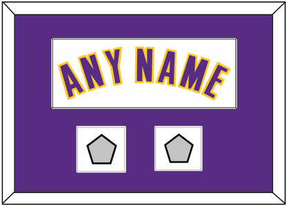 Los Angeles Name & 2 Trophy Patches - Alternate White (2002-2018) - Essential Tier 1