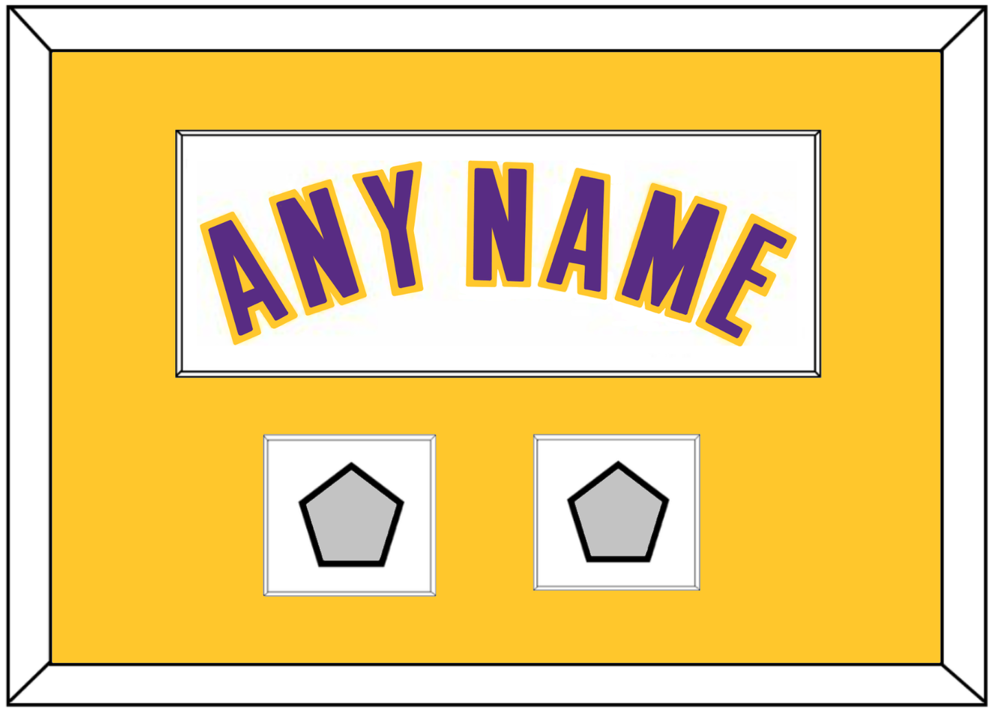 Los Angeles Name & 2 Trophy Patches - Alternate White (2002-2018) - Essential Tier 3