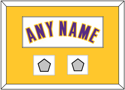Los Angeles Name & 2 Champions Patches - Alternate White (2002-2018) - Essential Tier 3