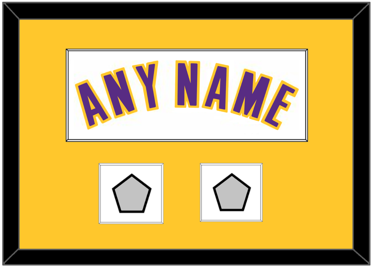 Los Angeles Name & 2 Trophy Patches - Alternate White (2002-2018) - Essential Tier 3