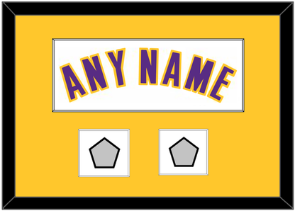 Los Angeles Name & 2 Trophy Patches - Alternate White (2002-2018) - Essential Tier 3